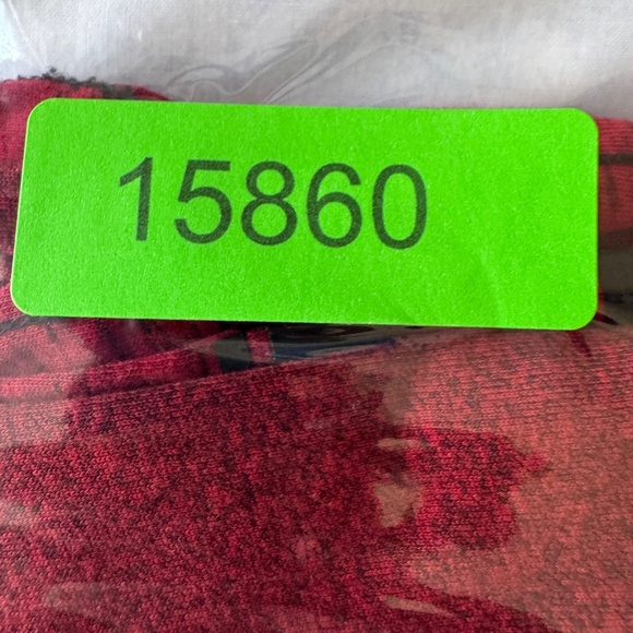 Dark Black by Projek Raw Men's Y2K T-Shirt Long Sleeve Marled Red XXL Streetwear - Picture 15 of 15